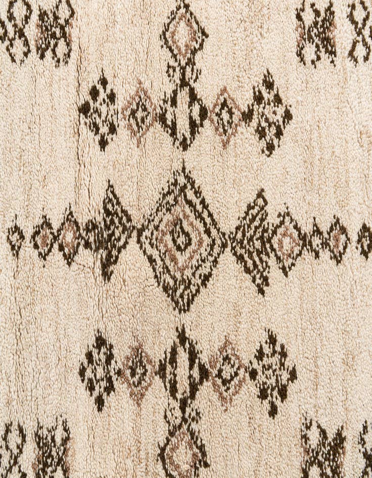 Detail image of 6' 6 x 6' 10  Hand Knotted Moroccan Wool Round Rug
