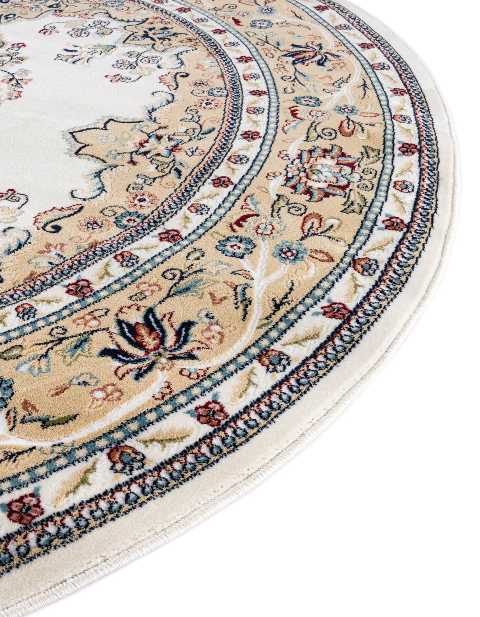 5' 3 x 5' 3 Nain Design Round Rug