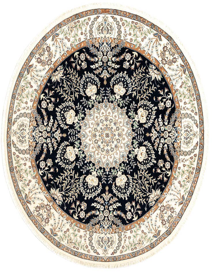 Detail image of 6' 7 x 6' 7 Nain Round Rug