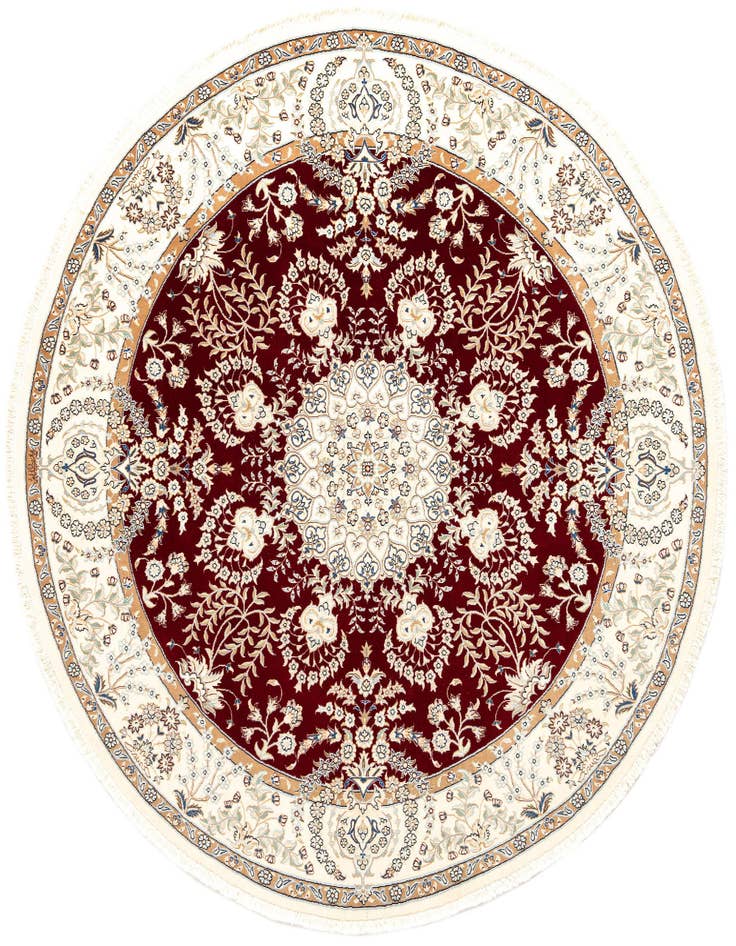 Detail image of 6' 7 x 6' 7 Nain Round Rug