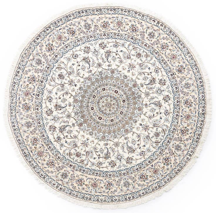 Detail image of 7' 10 x 7' 10 Nain Round Rug