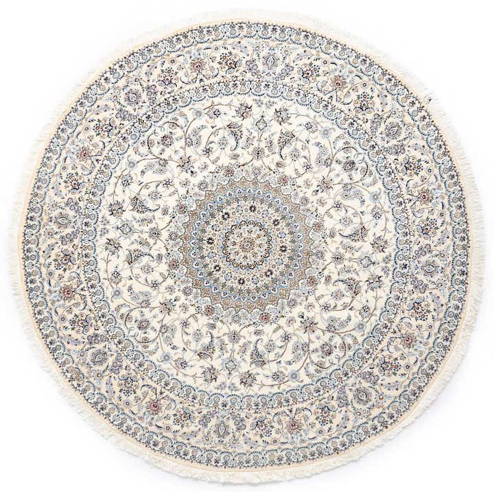 8' 1 x 8' 1 Nain Round Rug