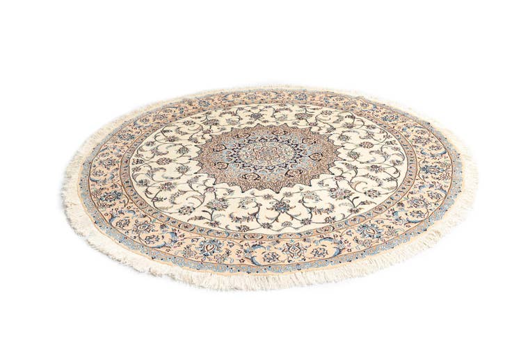 Detail image of 7' 6 x 7' 6 Nain Round Rug