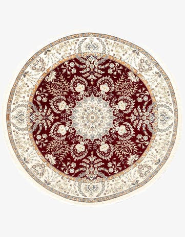 6' 7 x 6' 7 Nain Round Rug