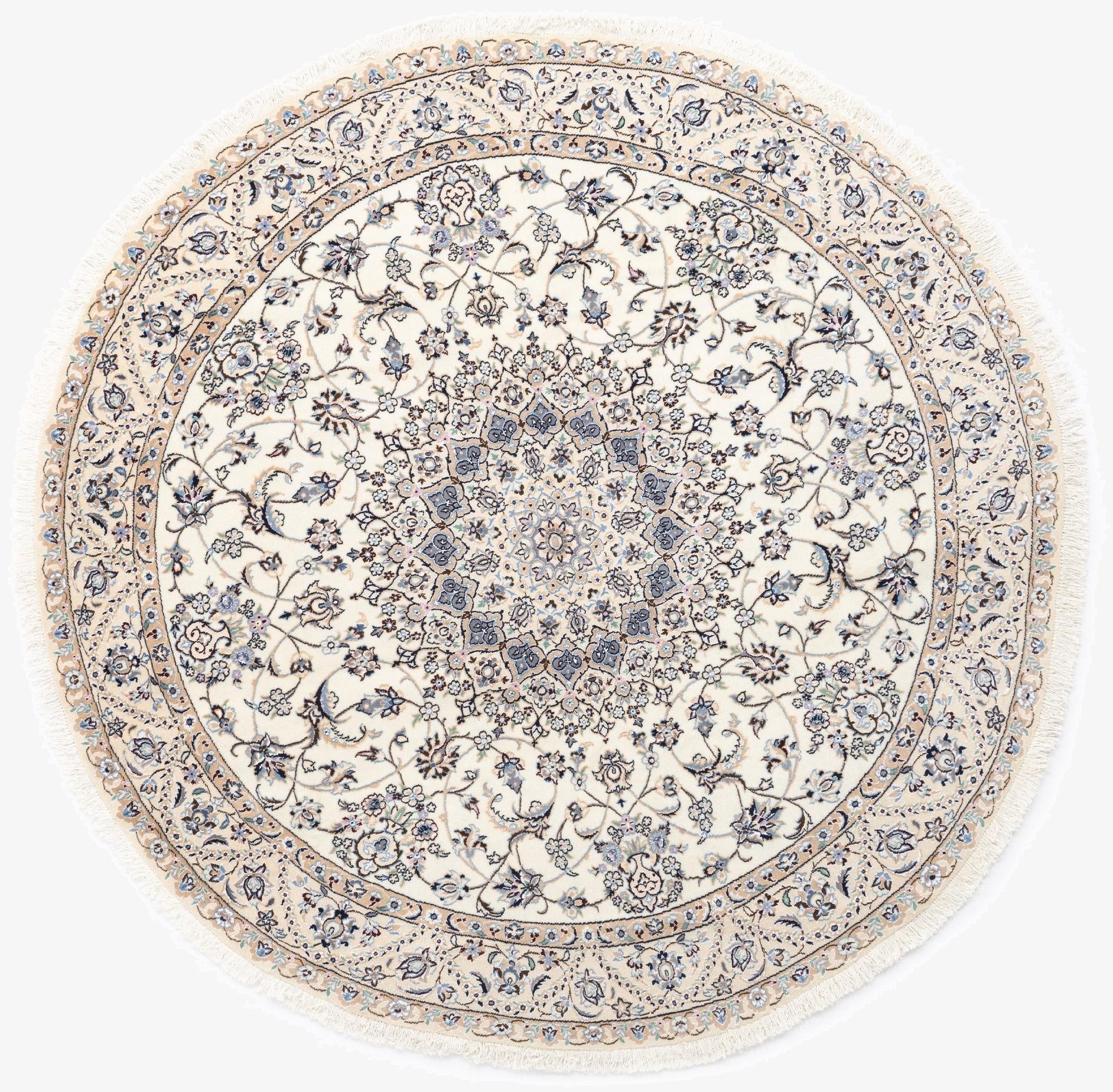 7' 10 x 7' 10 Nain Round Rug