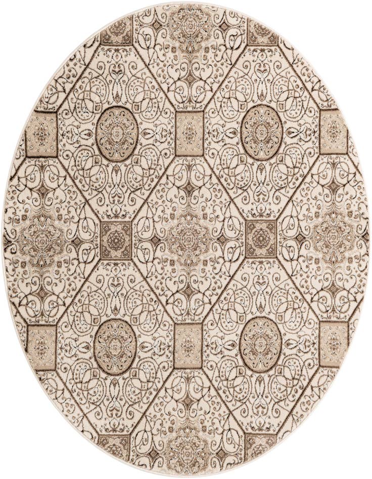 Detail image of 5' x 5' Nepal Round Rug