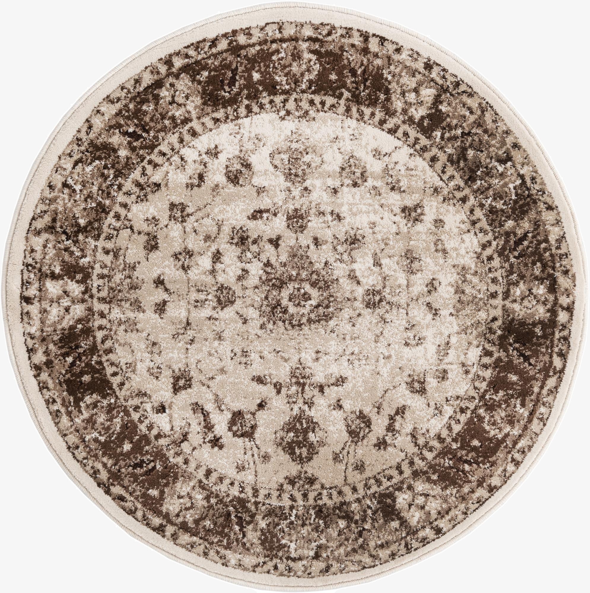 3' 3 x 3' 3 Nepal Round Rug