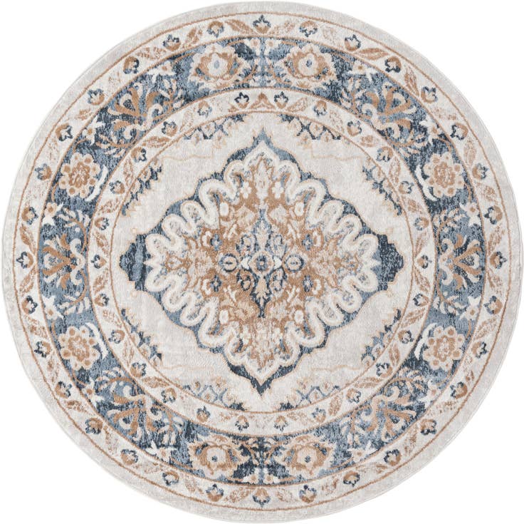 Detailansicht von 215cm x 215cm Oxford Rund Teppich