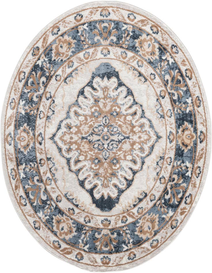 Detail image of 5' x 5' Oxford Round Rug