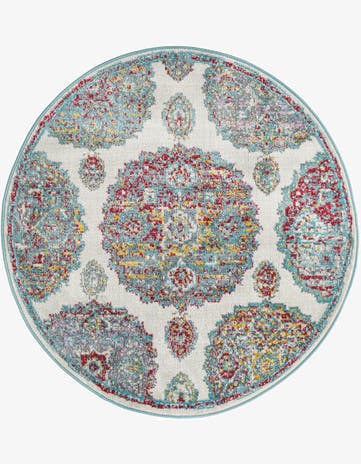 Cream Paragon Round Rug