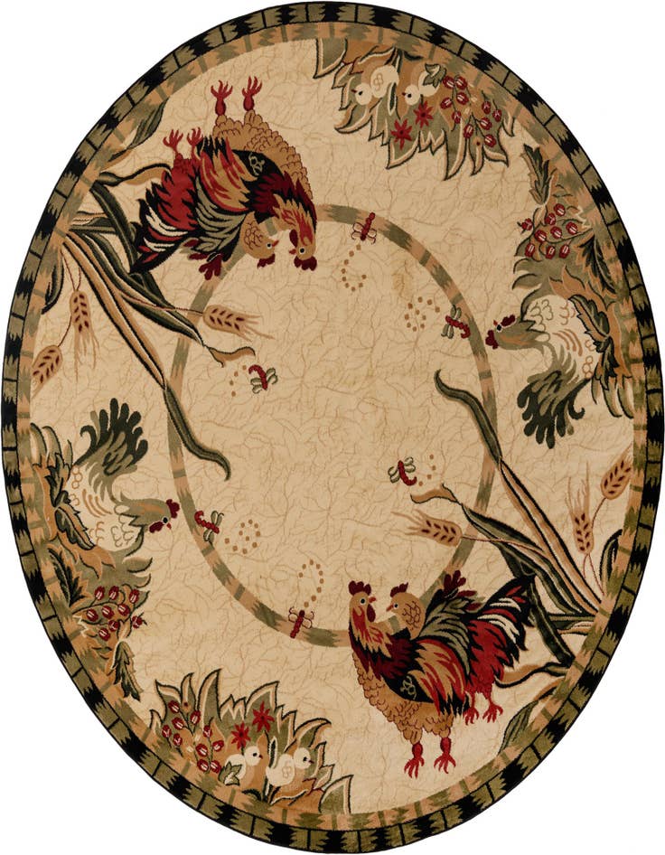 Detail image of 10' x 10' Pastoral Round Rug