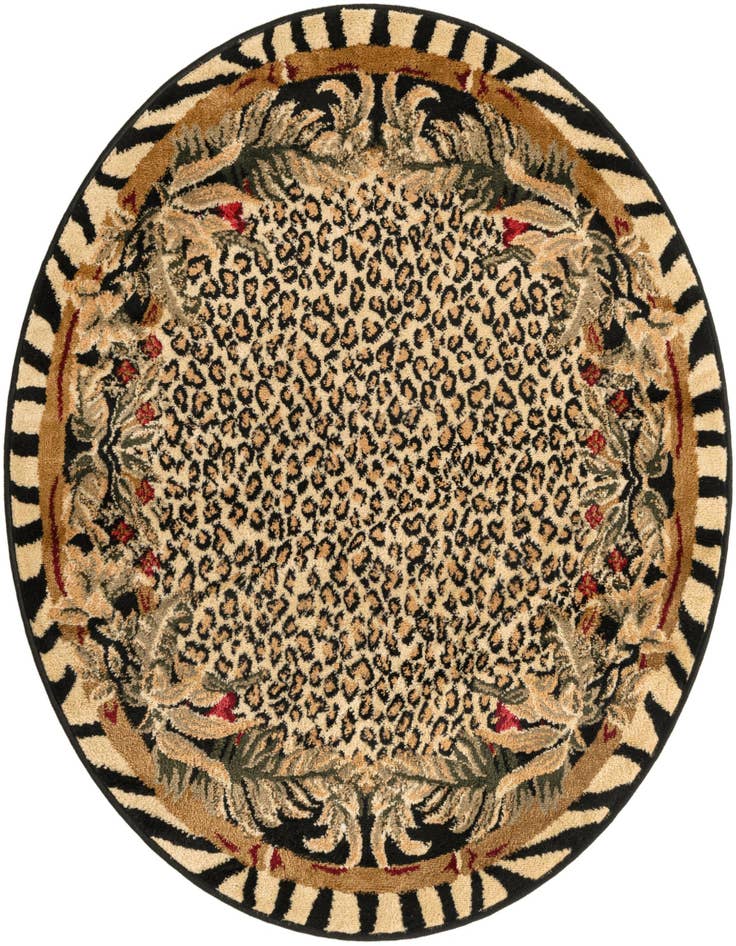 Detail image of 4' x 4' Safari Round Rug