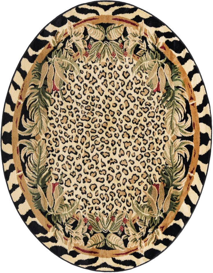 Detail image of 5' 3 x 5' 3 Safari Round Rug