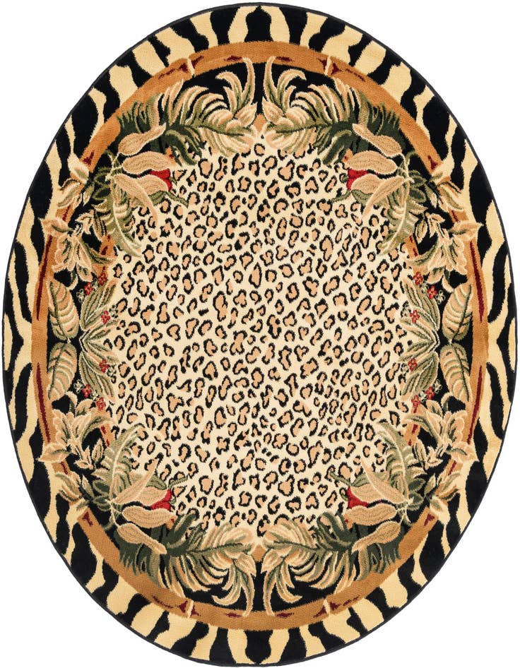 Detail image of 6' x 6' Safari Round Rug