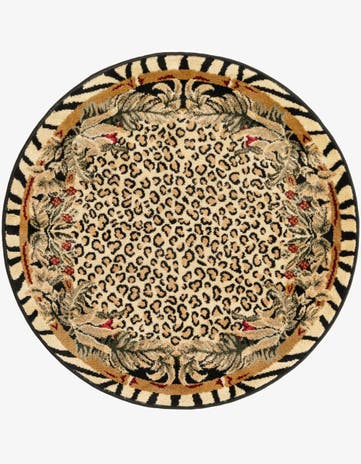 3' x 3' Safari Round Rug