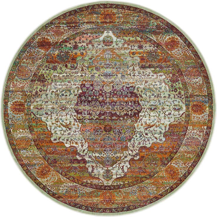 Detail image of 5' 5 x 5' 5 Santiago Round Rug