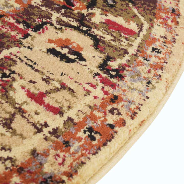 5' 3 x 5' 3 Saturn Round Rug