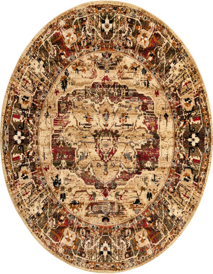 Detail image of 7' x 7' Saturn Round Rug