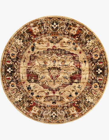 7' x 7' Saturn Round Rug