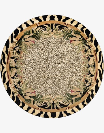 Cream Savannah Round Rug