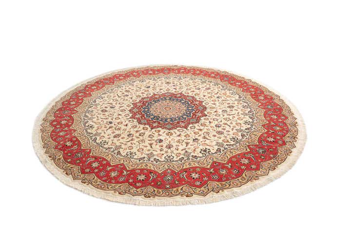 9' 10 x 9' 10 Tabriz Round Rug