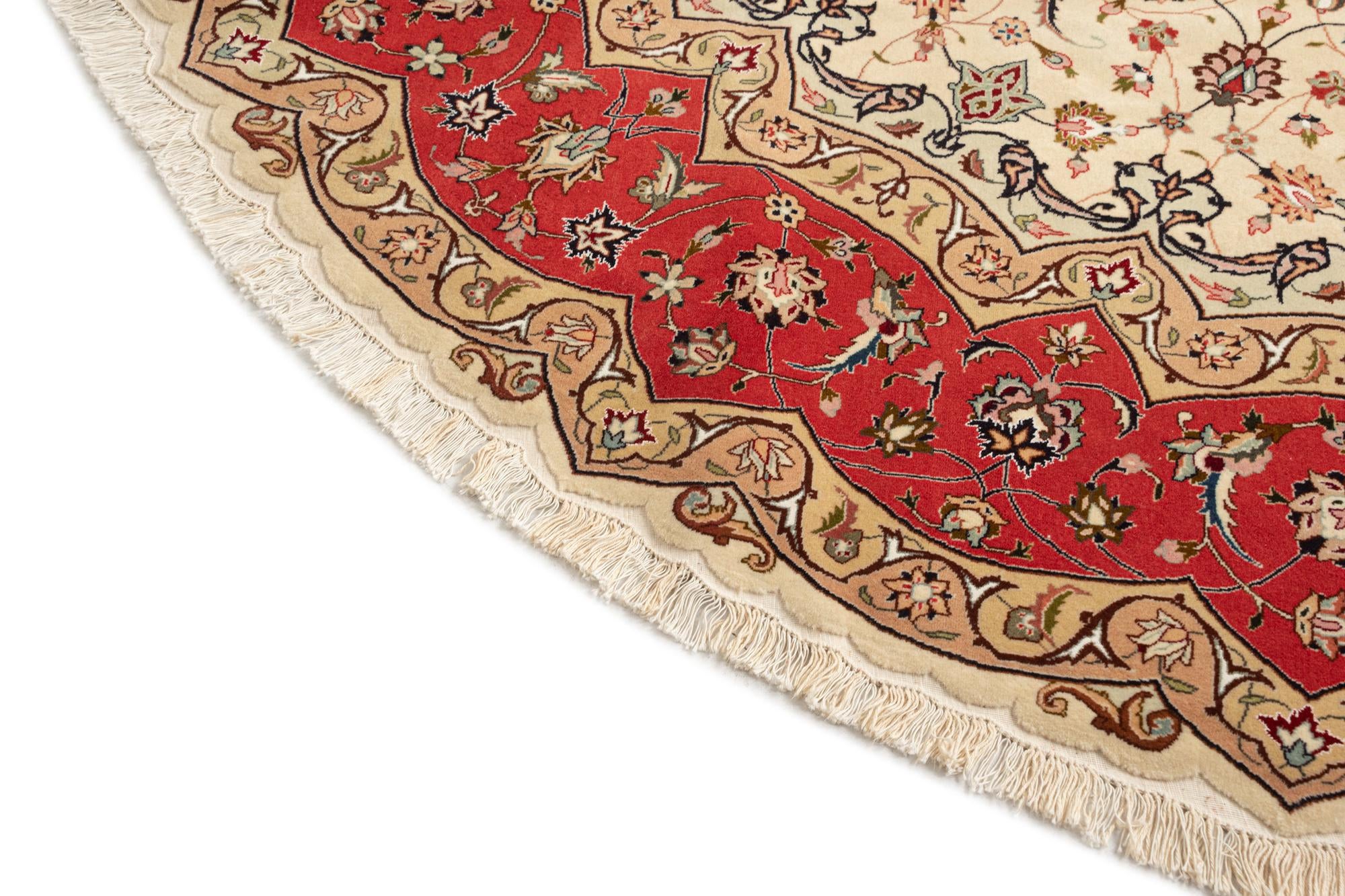 9' 10 x 9' 10 Tabriz Round Rug