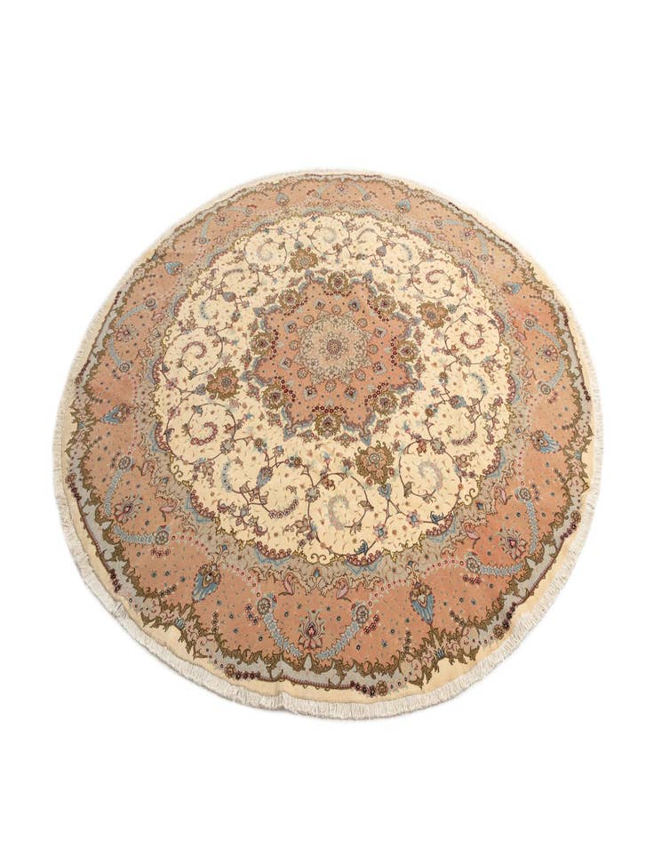 Detail image of 9' 10 x 9' 10 Tabriz Round Rug