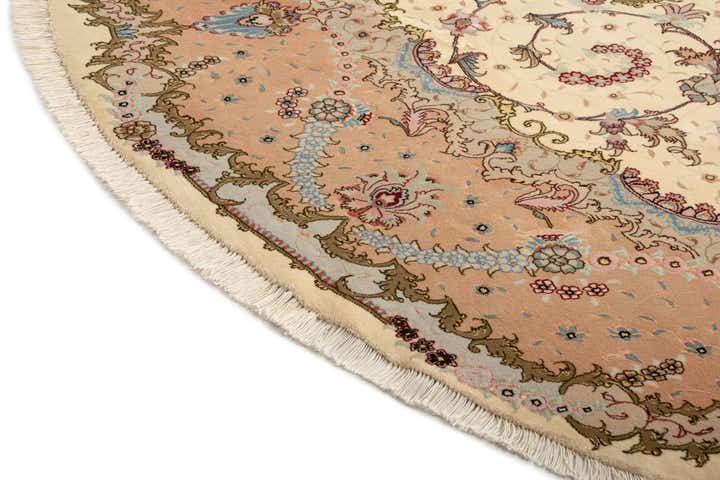 9' 10 x 9' 10 Tabriz Round Rug