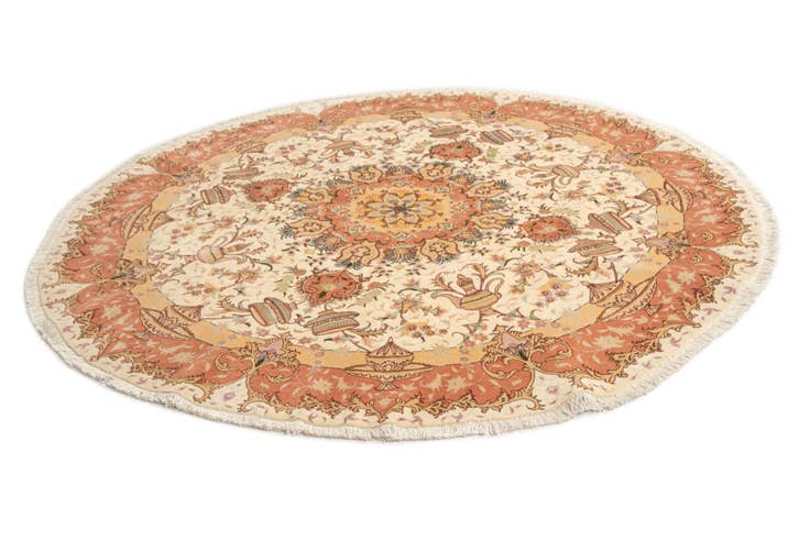 Detail image of 6' 7 x 6' 7 Tabriz Round Rug