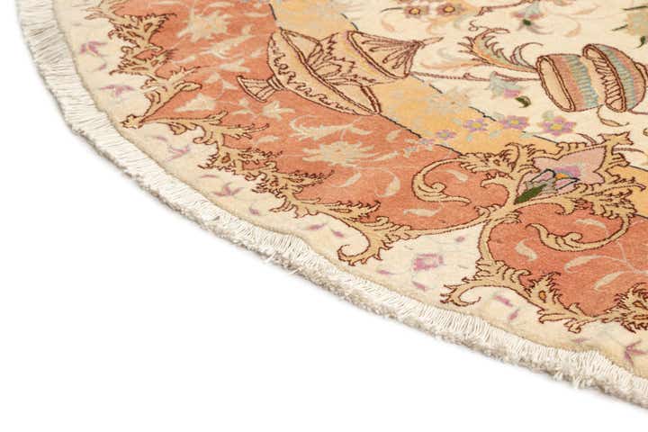 6' 7 x 6' 7 Tabriz Round Rug