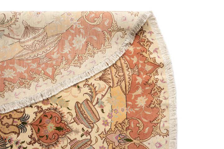 6' 7 x 6' 7 Tabriz Round Rug