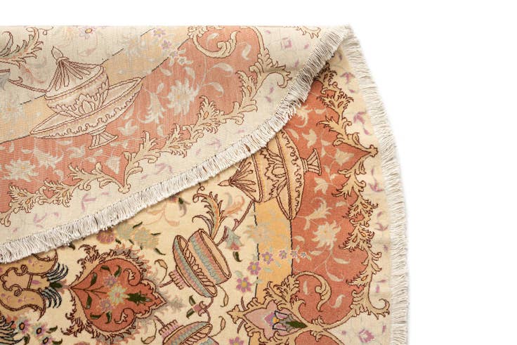 Detail image of 6' 7 x 6' 7 Tabriz Round Rug