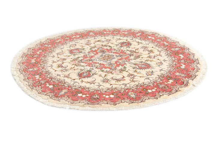 4' 11 x 4' 11 Tabriz Round Rug