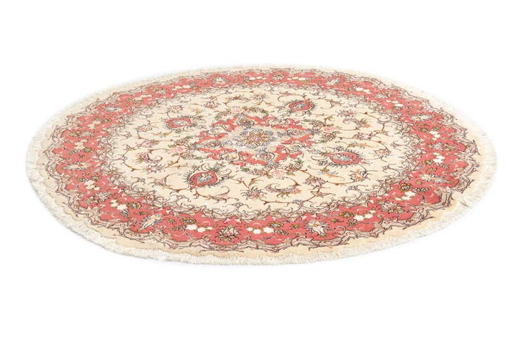 Detail image of 4' 11 x 4' 11 Tabriz Round Rug