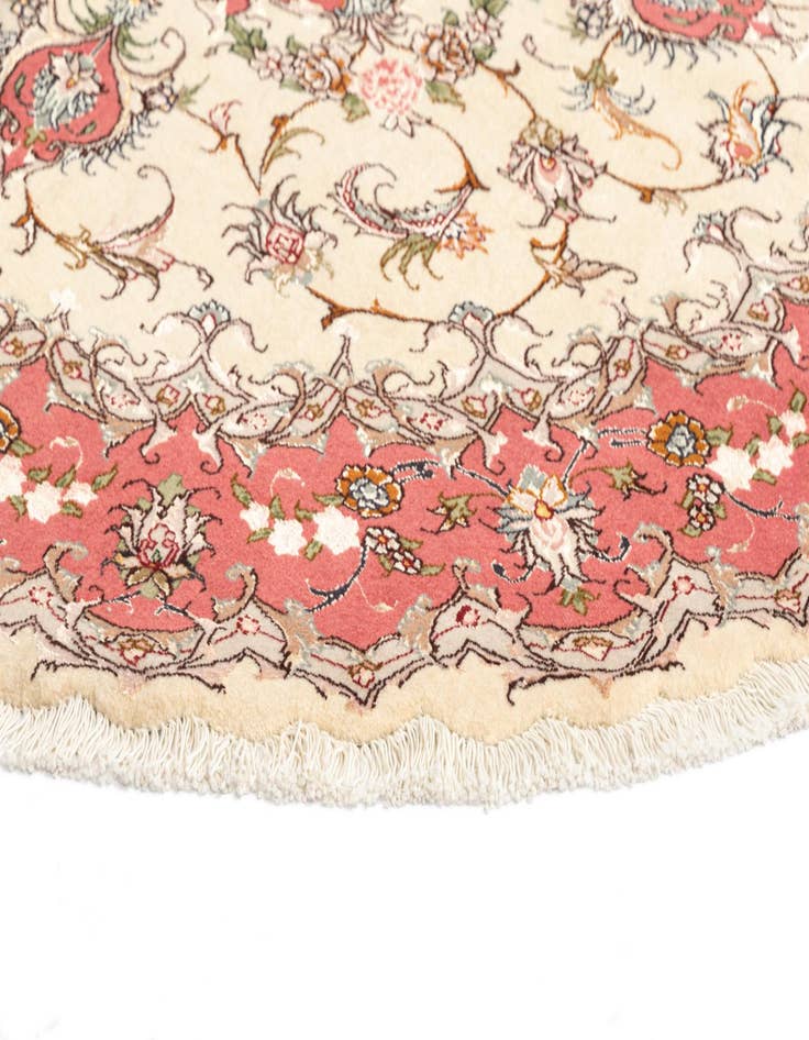 Detail image of 4' 11 x 4' 11 Tabriz Round Rug