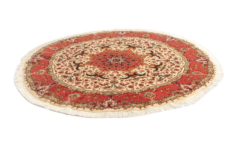 Detail image of 6' 9 x 6' 10 Tabriz Round Rug