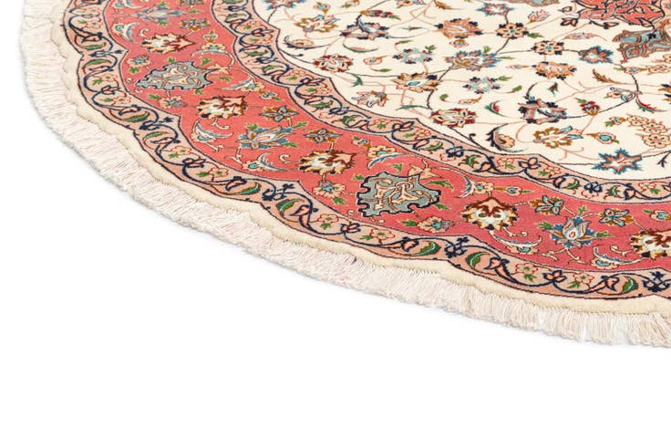 Detail image of 6' 7 x 6' 7 Tabriz Round Rug