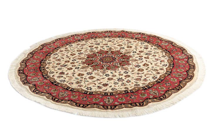 Detail image of 6' 9 x 6' 9 Tabriz Round Rug
