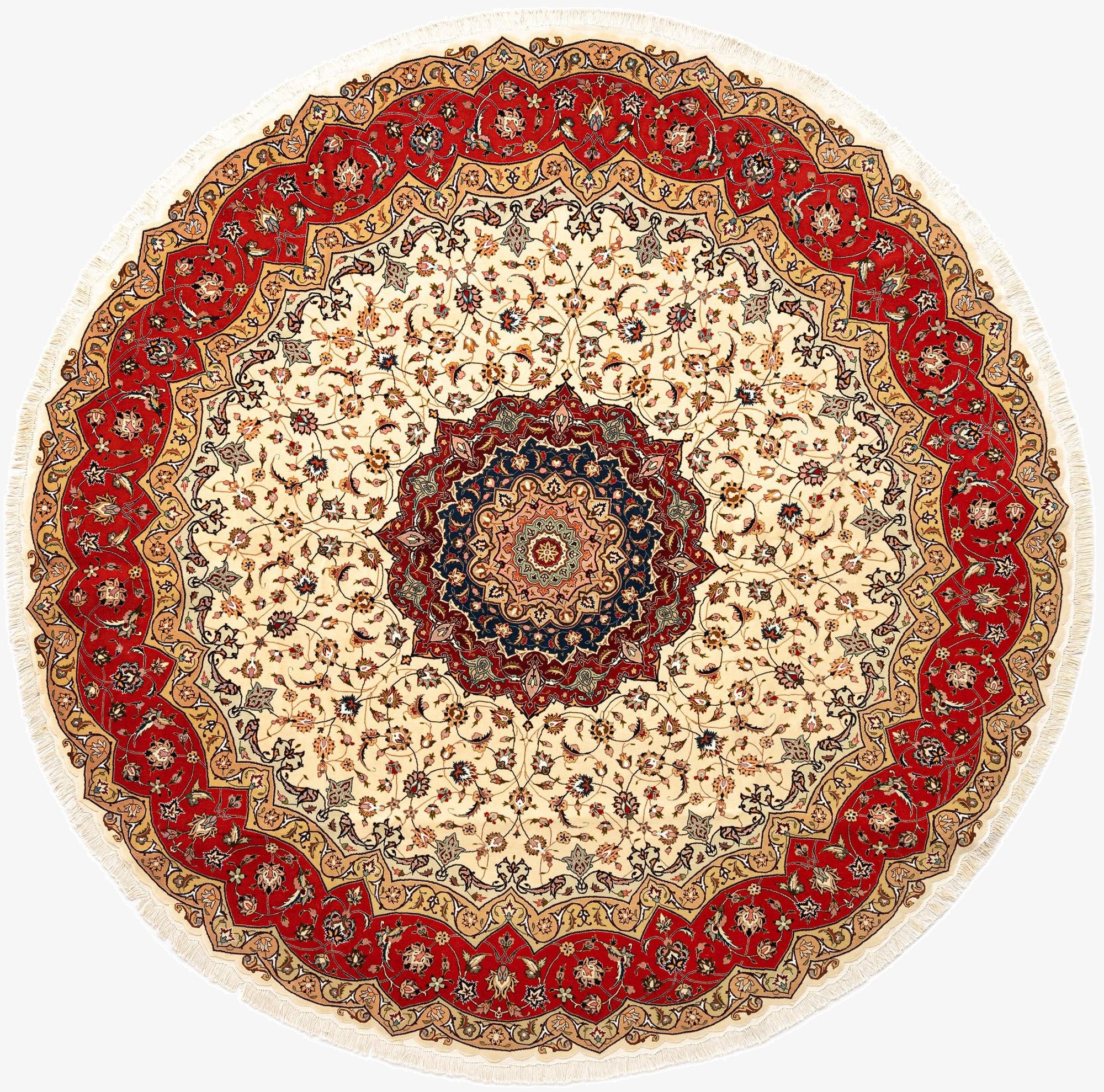 9' 10 x 9' 10 Tabriz Round Rug