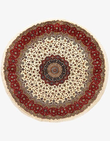 9' 10 x 9' 10 Tabriz Round Rug