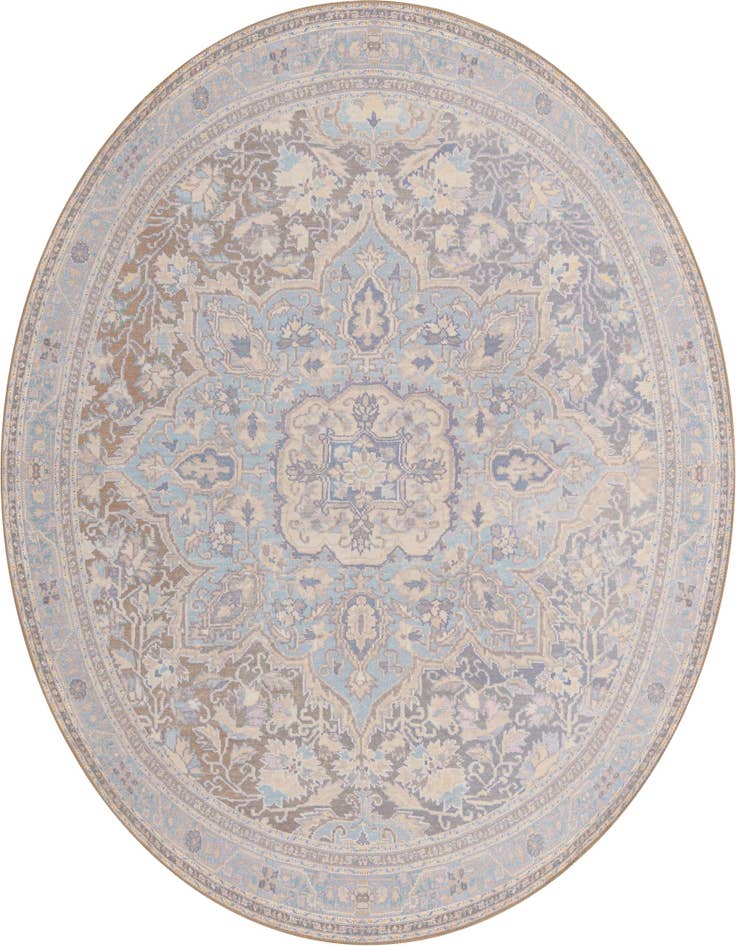 Detail image of 7' 6 x 7' 6 Washable Timeless Round Rug