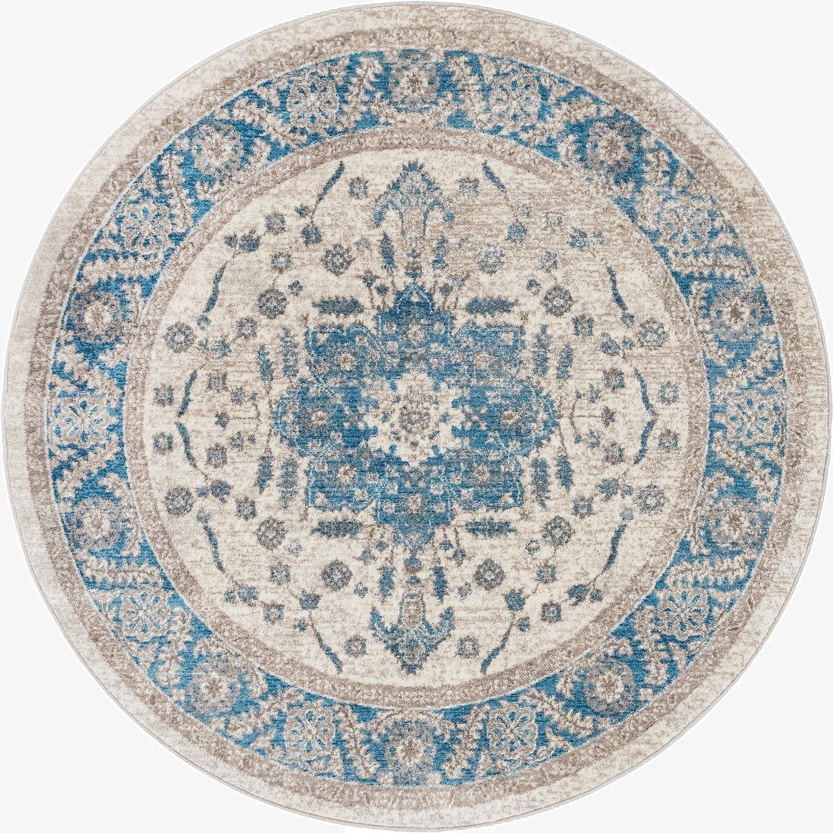 5' x 5' Vienna Round Rug