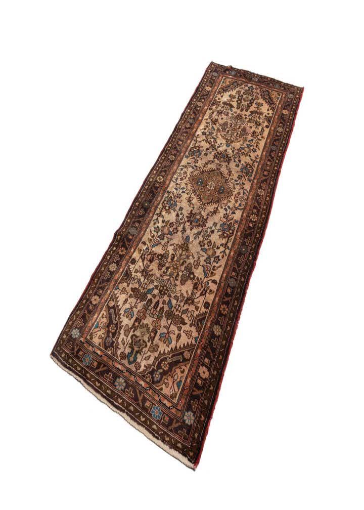 3' 5 x 9' 2 Ardabil Wool Runner Rug