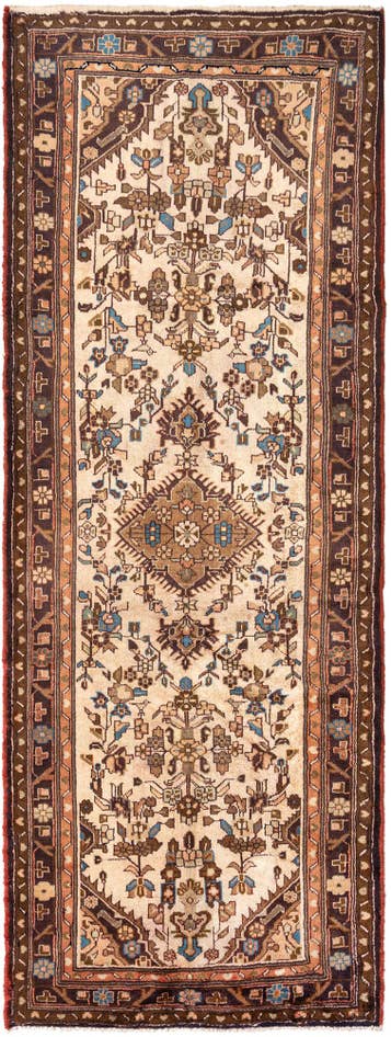 Detail image of 3' 5 x 9' 2 Ardabil Wool Runner Rug