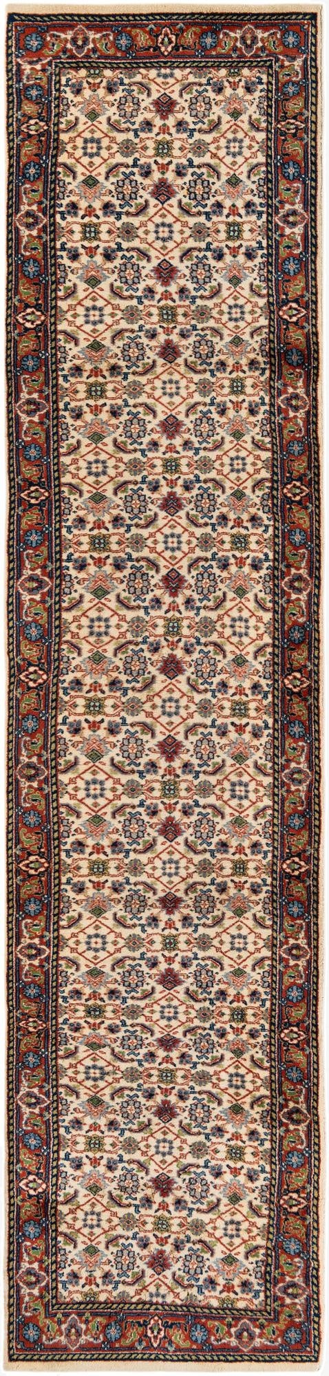2' 5 x 11' 3  Hand Knotted Bidjar Wool Runner Rug