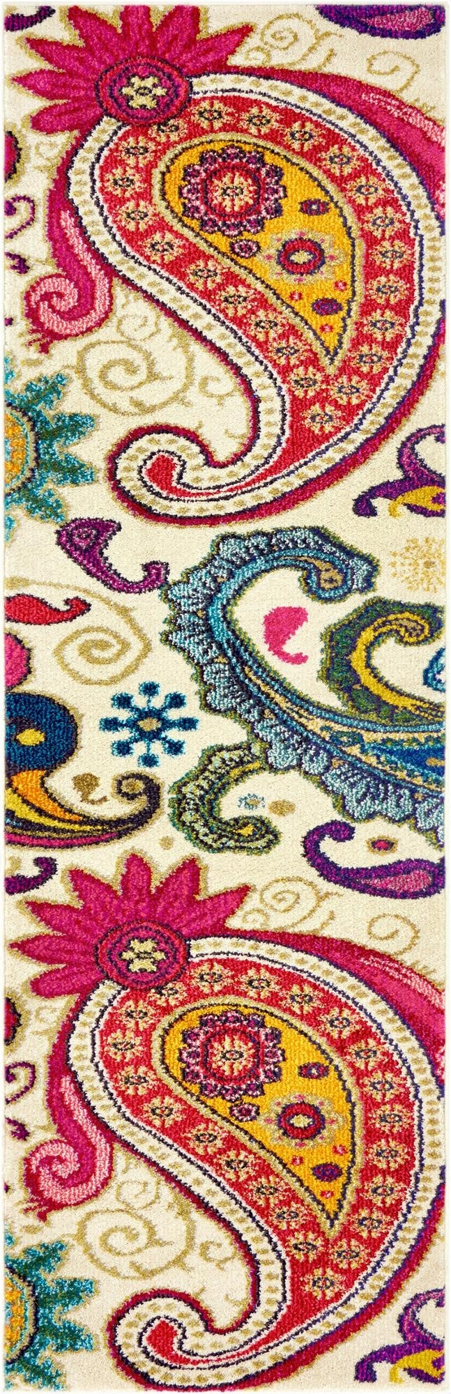 2' 2 x 6' 9  Washable Casablanca Runner Rug
