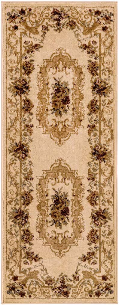 60cm x 160cm Klassischer Aubusson Läufer Teppich