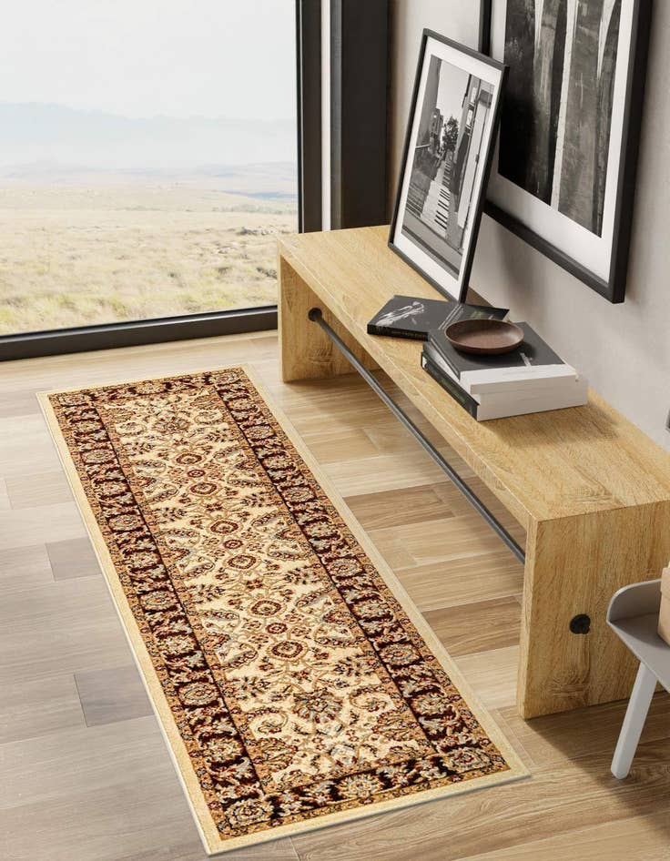 Detail image of 2' 7 x 10' Classic Agra Runner Rug