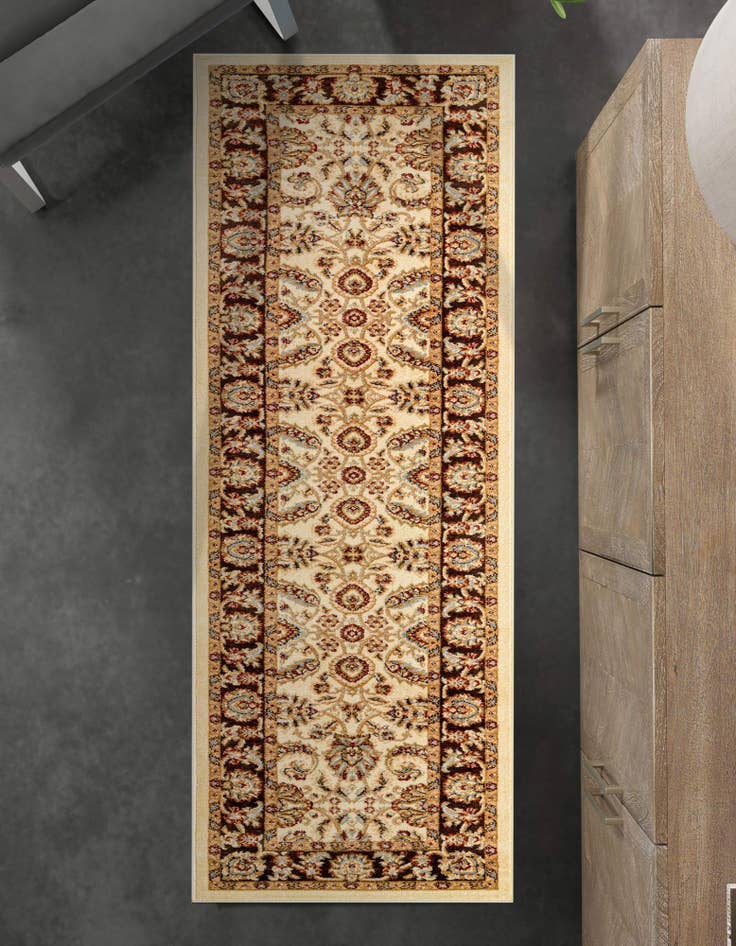 Detail image of 2' 7 x 10' Classic Agra Runner Rug