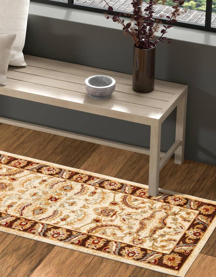 Detail image of 65cm x 185cm Classic Agra Runner Rug